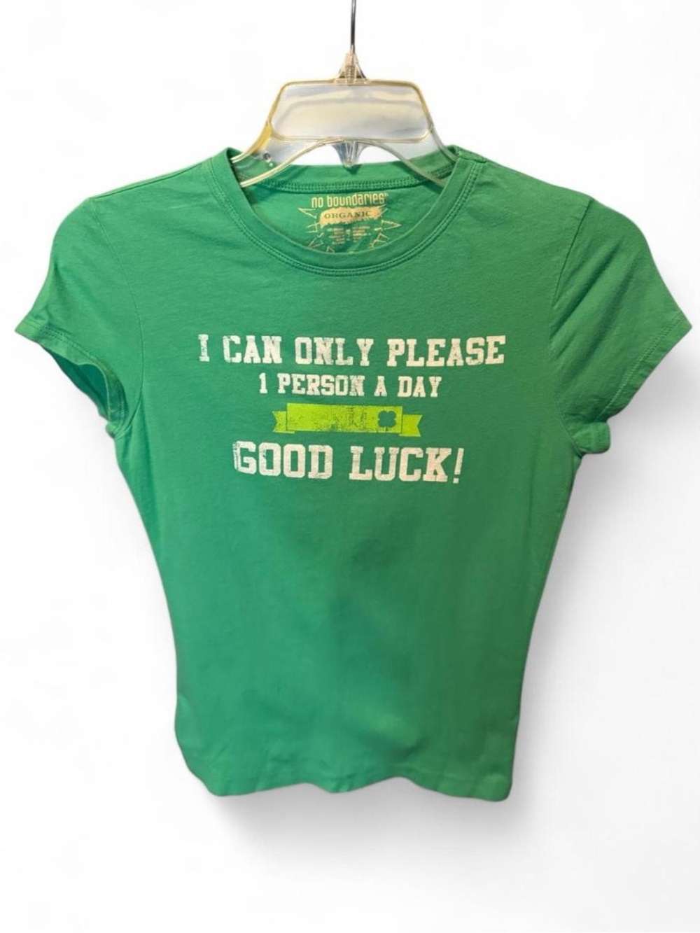 Green Saint Patrick’s Day Graphic Tee - "I Can Only Please 1 Person A Day"